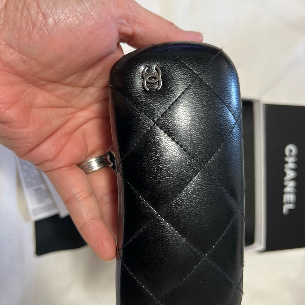 CHANEL Taupe Eyeglasses with Case - Picture 7 of 7